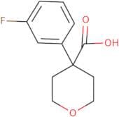 4-(3-Fluorophenyl)tetrahydro-2H-pyran-4-carboxylic acid