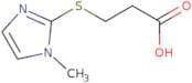 3-[(1-Methyl-1H-imidazol-2-yl)sulfanyl]propanoic acid