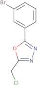 2-(3-Bromophenyl)-5-(chloromethyl)-1,3,4-oxadiazole