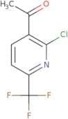 1-[2-Chloro-6-(trifluoromethyl)pyridin-3-yl]ethan-1-one