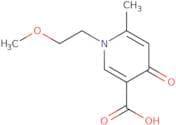 1-(2-Methoxyethyl)-6-methyl-4-oxo-1,4-dihydropyridine-3-carboxylic acid