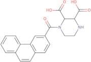 Cis-1-(phenanthrene-3-carbonyl)-piperazine-2,3-dicarboxylic acid