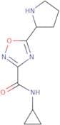 N-Cyclopropyl-5-(pyrrolidin-2-yl)-1,2,4-oxadiazole-3-carboxamide