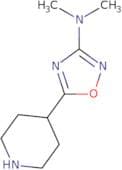 N,N-Dimethyl-5-(piperidin-4-yl)-1,2,4-oxadiazol-3-amine