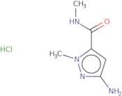 3-Amino-N,1-dimethyl-1H-pyrazole-5-carboxamide hydrochloride