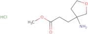 Methyl 3-(3-aminooxolan-3-yl)propanoate hydrochloride