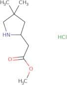 Methyl 2-(4,4-dimethylpyrrolidin-2-yl)acetate hydrochloride