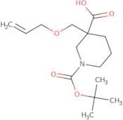 1-[(tert-Butoxy)carbonyl]-3-[(prop-2-en-1-yloxy)methyl]piperidine-3-carboxylic acid