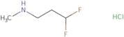 (3,3-Difluoropropyl)(methyl)amine hydrochloride