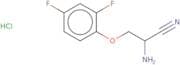 2-Amino-3-(2,4-difluorophenoxy)propanenitrile hydrochloride