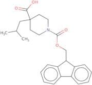 1-{[(9H-Fluoren-9-yl)methoxy]carbonyl}-4-(2-methylpropyl)piperidine-4-carboxylic acid