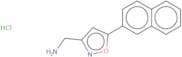 [5-(Naphthalen-2-yl)-1,2-oxazol-3-yl]methanamine hydrochloride