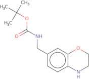 tert-Butyl N-[(3,4-dihydro-2H-1,4-benzoxazin-7-yl)methyl]carbamate