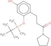 3-{2-[(tert-Butyldimethylsilyl)oxy]-4-hydroxyphenyl}-1-(pyrrolidin-1-yl)propan-1-one