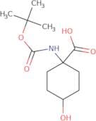 1-Amino-4-hydroxycylclohexane-1-carboxylic acid, N-BOC protected
