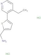 (5-(4-Ethylpyridin-3-yl)thiophen-2-yl)methanamine dihydrochloride