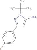 1-tert-Butyl-3-(4-fluorophenyl)-1H-pyrazol-5-amine