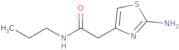 2-(2-Aminothiazol-4-yl)-N-propylacetamide