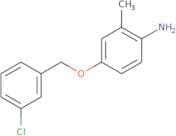 4-[(3-Chlorophenyl)methoxy]-2-methylaniline