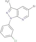 5-Bromo-1-(3-chlorophenyl)-3-methyl-1H-pyrazolo[3,4-b]pyridine