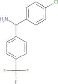 (4-Chlorophenyl)[4-(trifluoromethyl)phenyl]methanamine