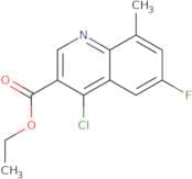 Ethyl 4-chloro-6-fluoro-8-methylquinoline-3-carboxylate