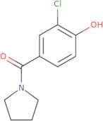 2-Chloro-4-(pyrrolidine-1-carbonyl)phenol