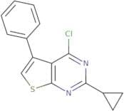 4-Chloro-2-cyclopropyl-5-phenylthieno[2,3-d]pyrimidine