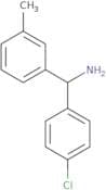 (4-Chlorophenyl)(3-methylphenyl)methanamine