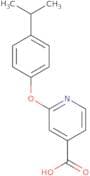2-[4-(Propan-2-yl)phenoxy]pyridine-4-carboxylic acid
