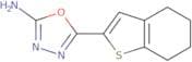 5-(4,5,6,7-Tetrahydro-1-benzothiophen-2-yl)-1,3,4-oxadiazol-2-amine