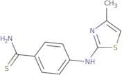 4-[(4-Methyl-1,3-thiazol-2-yl)amino]benzene-1-carbothioamide
