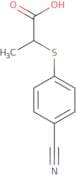 2-[(4-Cyanophenyl)sulfanyl]propanoic acid
