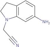 2-(6-Amino-2,3-dihydro-1H-indol-1-yl)acetonitrile