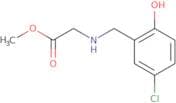 Methyl 2-{[(5-chloro-2-hydroxyphenyl)methyl]amino}acetate