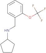 N-{[2-(Trifluoromethoxy)phenyl]methyl}cyclopentanamine