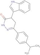 5-indol-3-yl-3-(4-(isopropyl)phenyl)-1H,4H,5H-1,2-diazin-6-one