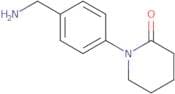 1-[4-(Aminomethyl)phenyl]piperidin-2-one