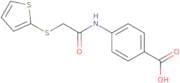 4-[2-(Thiophen-2-ylsulfanyl)acetamido]benzoic acid