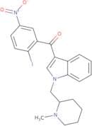 (2-Iodo-5-nitrophenyl)(1-(((2S)-1-methyl-2-piperidinyl)methyl)-1H-indol-3-yl)-methanone
