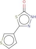 5-(Thiophen-3-yl)-2,3-dihydro-1,3,4-thiadiazol-2-one