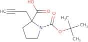 1-[(tert-Butoxy)carbonyl]-2-(prop-2-yn-1-yl)pyrrolidine-2-carboxylic acid