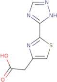 2-[2-(4H-1,2,4-Triazol-3-yl)-1,3-thiazol-4-yl]acetic acid