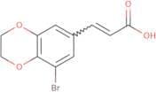 (2E)-3-(8-Bromo-2,3-dihydro-1,4-benzodioxin-6-yl)prop-2-enoic acid