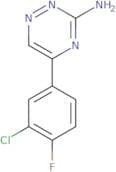 5-(3-Chloro-4-fluorophenyl)-1,2,4-triazin-3-amine