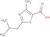 4-Methyl-2-(2-methylpropyl)-1,3-thiazole-5-carboxylic acid