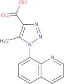 5-Methyl-1-(quinolin-8-yl)-1H-1,2,3-triazole-4-carboxylic acid