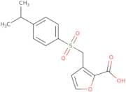 3-{[4-(Propan-2-yl)benzenesulfonyl]methyl}furan-2-carboxylic acid