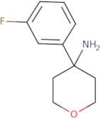 4-(3-Fluorophenyl)oxan-4-amine
