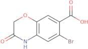 6-Bromo-3-oxo-3,4-dihydro-2H-1,4-benzoxazine-7-carboxylic acid